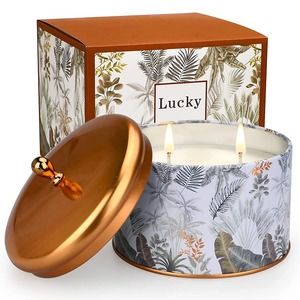 Scented Candles, 15.4Oz Candles for Home, Pure Natural Soy Candle - Black Coffee